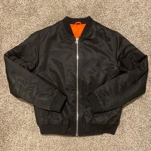 Black Bomber Jacket